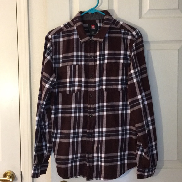 Quiksilver Other - Quiksilver soft flannel plaid longsleeve shirt